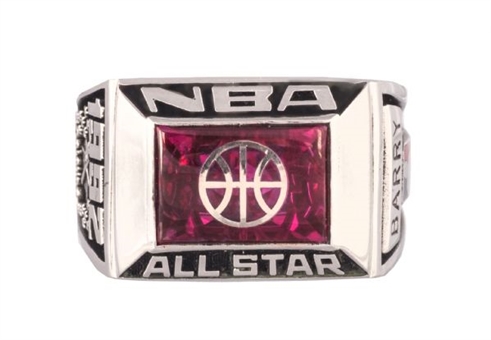 1992 NBA All Star Ring Presented to Hall of Famer Rick Barry  